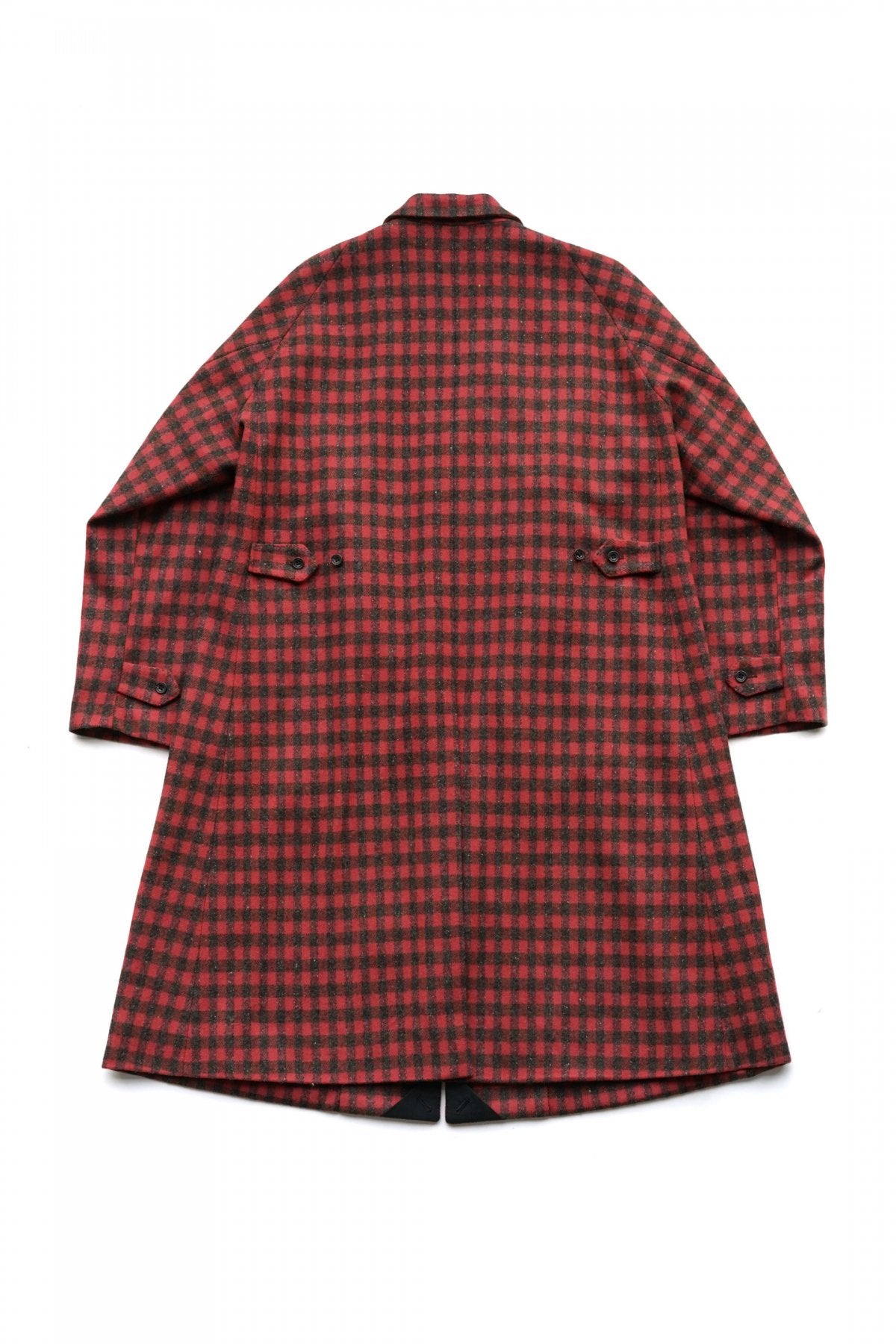 OLD JOE - NARROW RAPEL DUSTER COAT - CHARCORL x CAYENNE