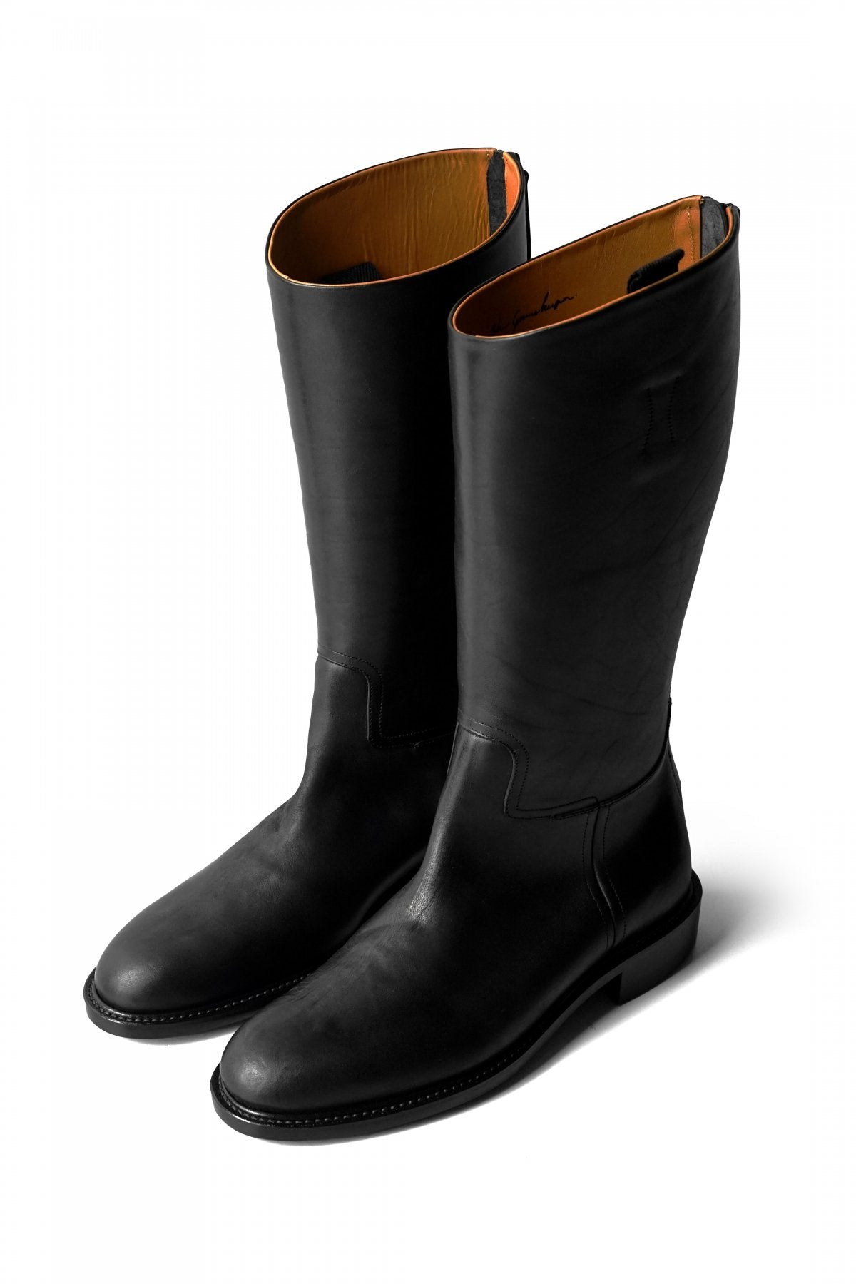 OLD JOE - "The Gamekeeper" ARTISAN LEATHER RIDING BOOTS - BLACK