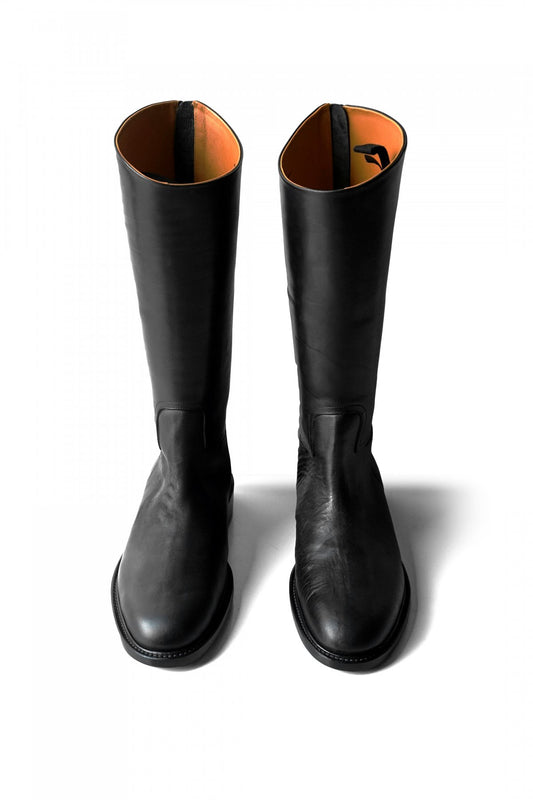 OLD JOE - "The Gamekeeper" ARTISAN LEATHER RIDING BOOTS - BLACK