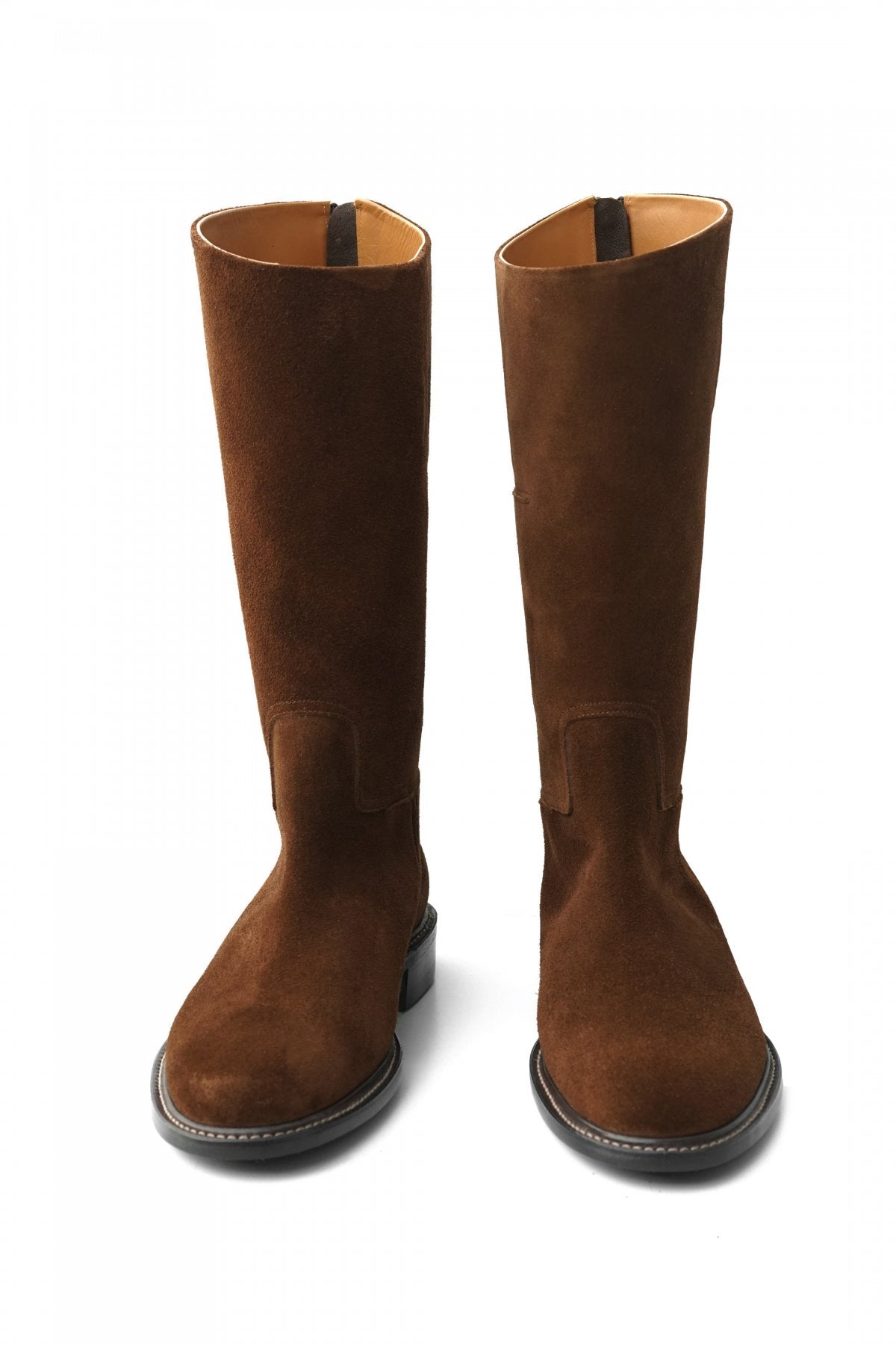 OLD JOE - "The Gamekeeper" ARTISAN LEATHER RIDING BOOTS -  WHISKEY SUEDE