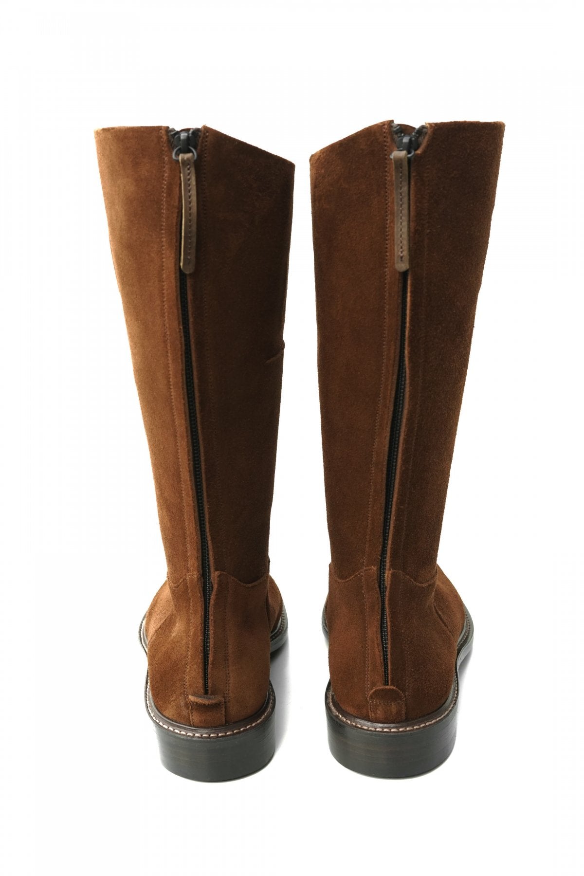 OLD JOE - "The Gamekeeper" ARTISAN LEATHER RIDING BOOTS -  WHISKEY SUEDE