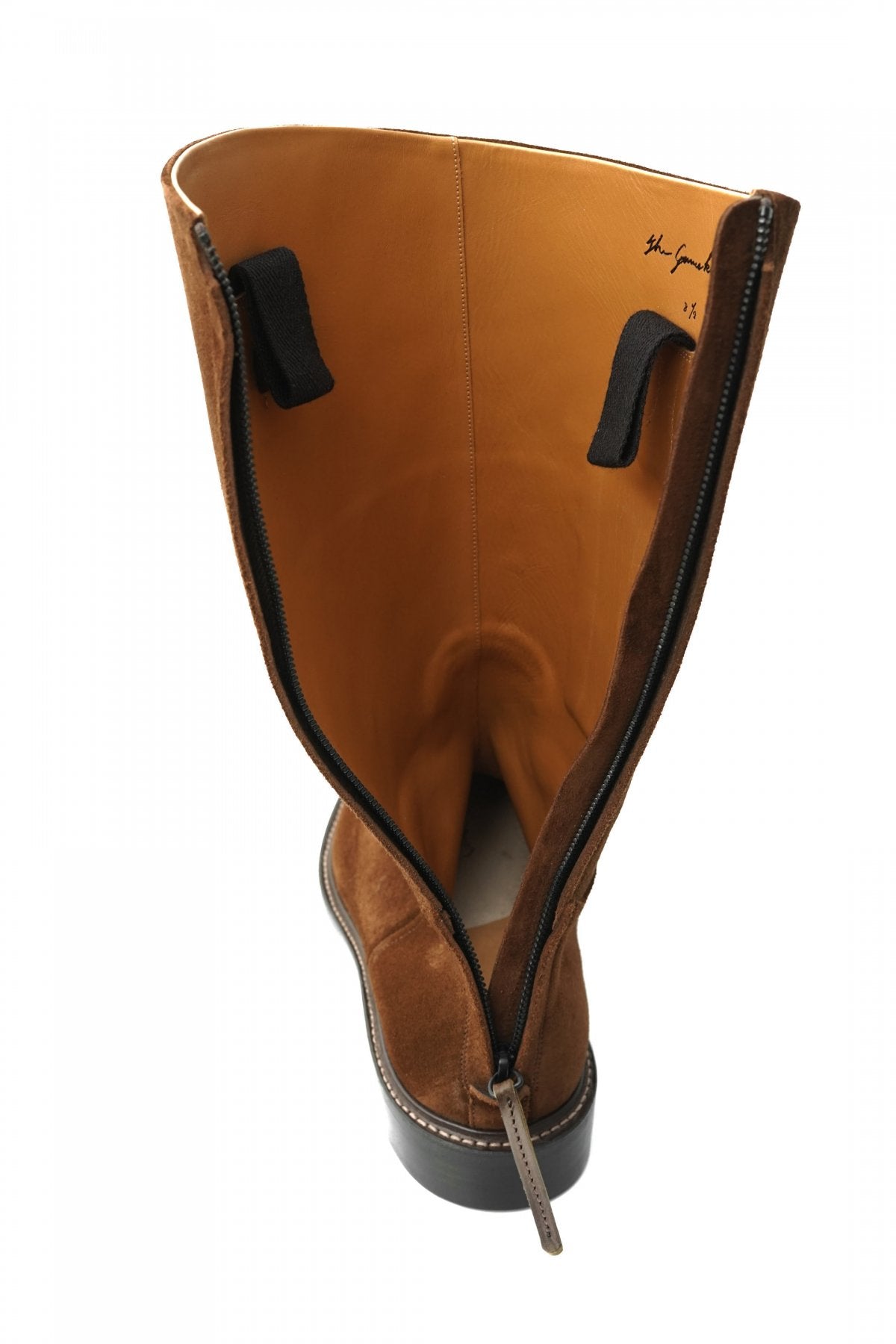 OLD JOE - "The Gamekeeper" ARTISAN LEATHER RIDING BOOTS -  WHISKEY SUEDE