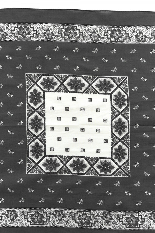 OLD JOE - COTTON/WOOL BANDANA - PEWTER