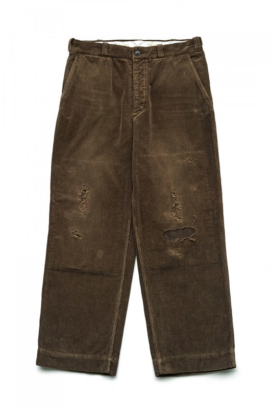 OLD JOE - SPRIT POCKET TROUSER (SCAR FACE) - ESPRESSO