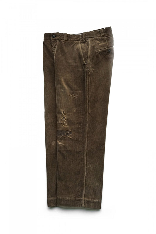 OLD JOE - SPRIT POCKET TROUSER (SCAR FACE) - ESPRESSO