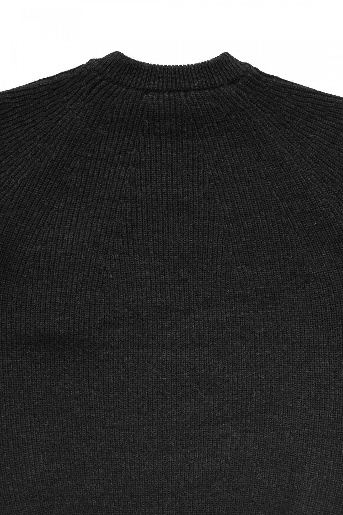 OLD JOE - ALPAKA CREW-NECK SWEATER - BLACK