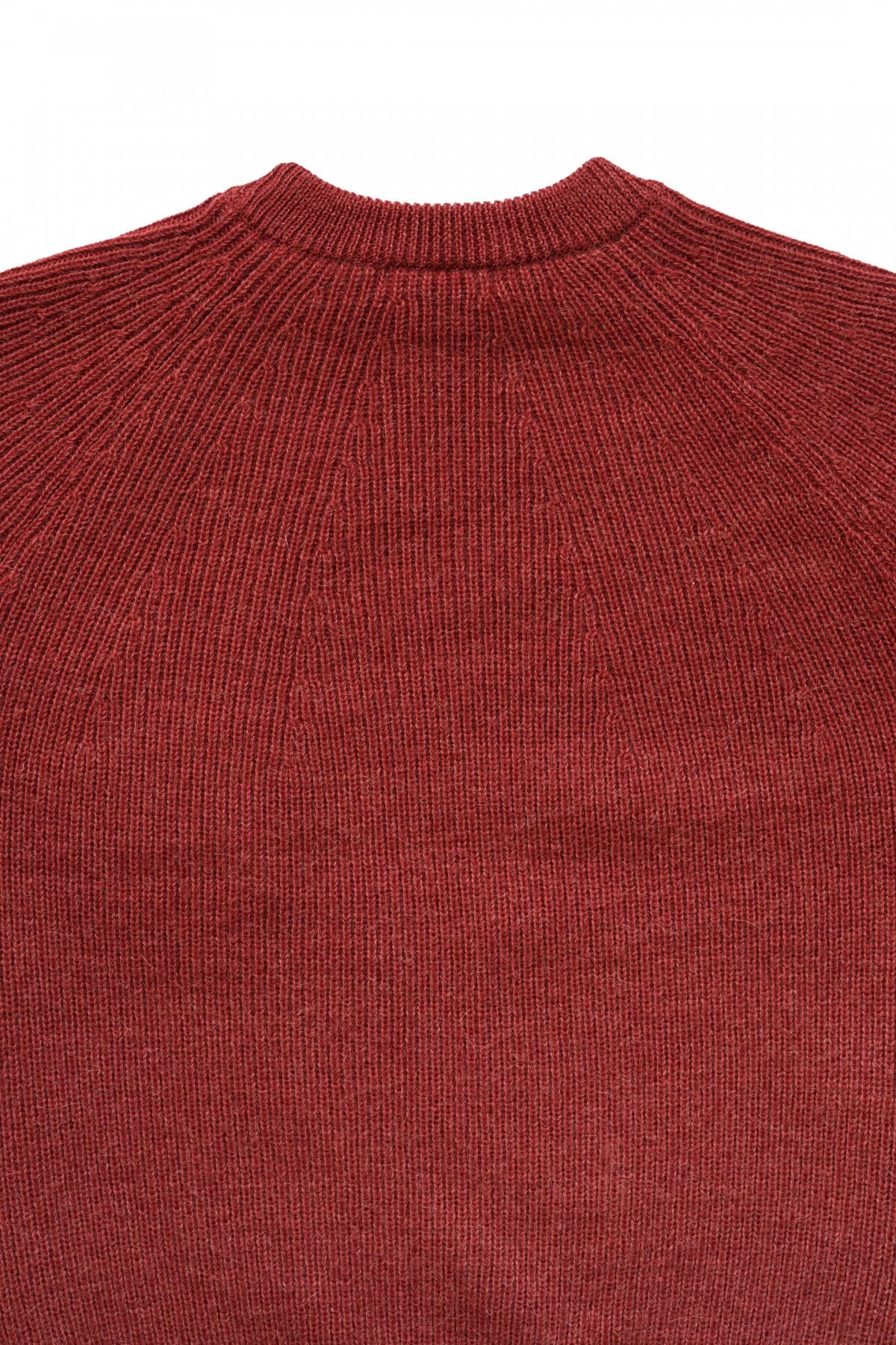 OLD JOE - ALPAKA CREW-NECK SWEATER - CAYENNE