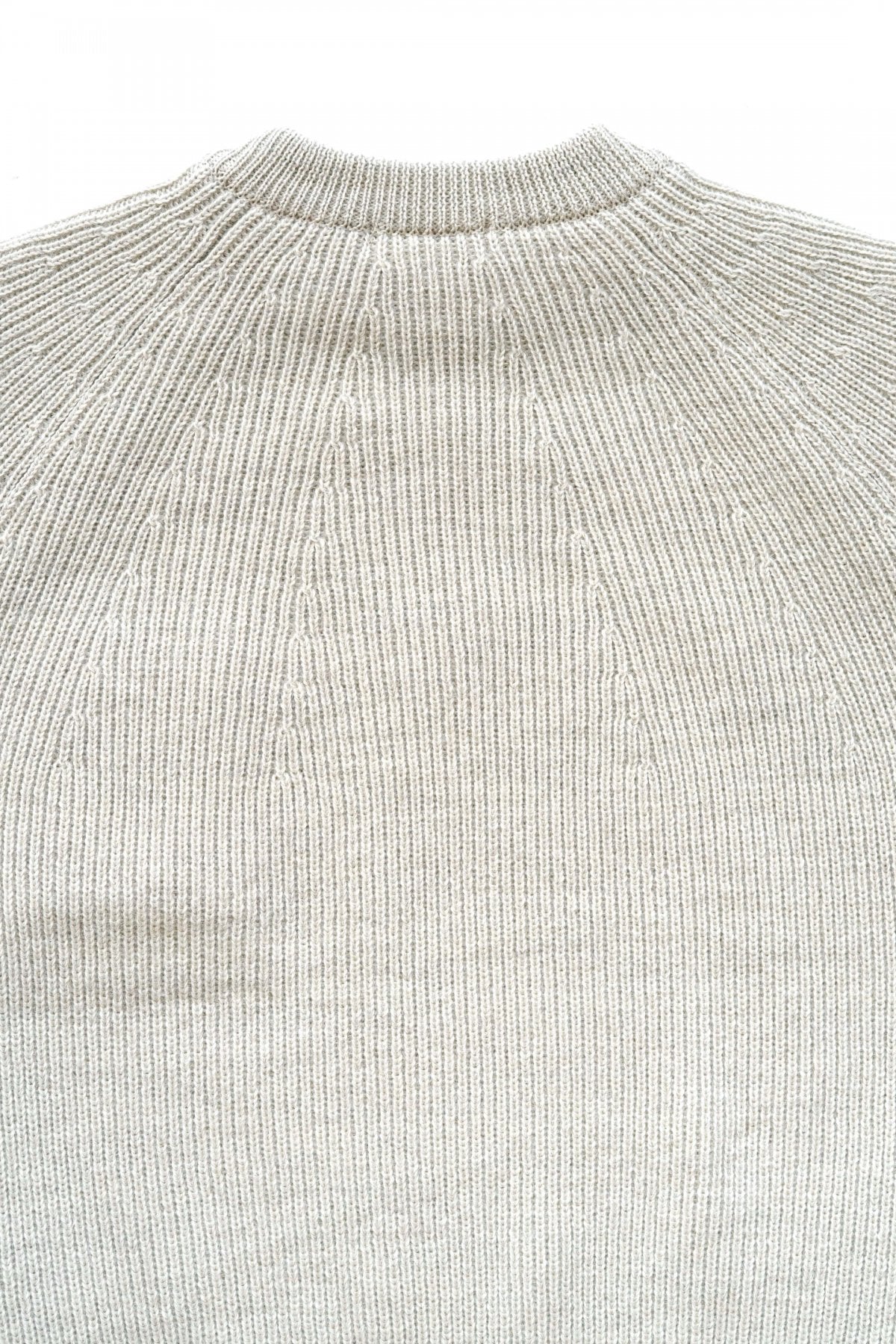 OLD JOE - ALPAKA CREW-NECK SWEATER - NATURAL