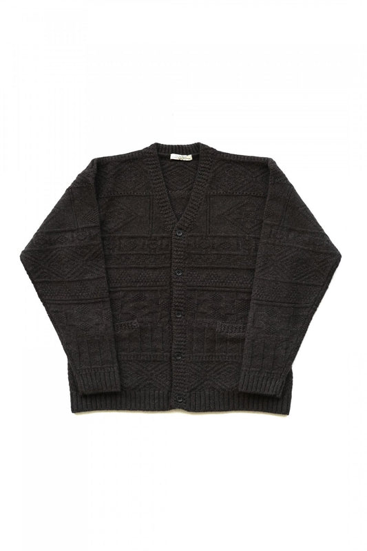 OLD JOE - GUERNSEY BUTTON CARDY - ESPRESSO