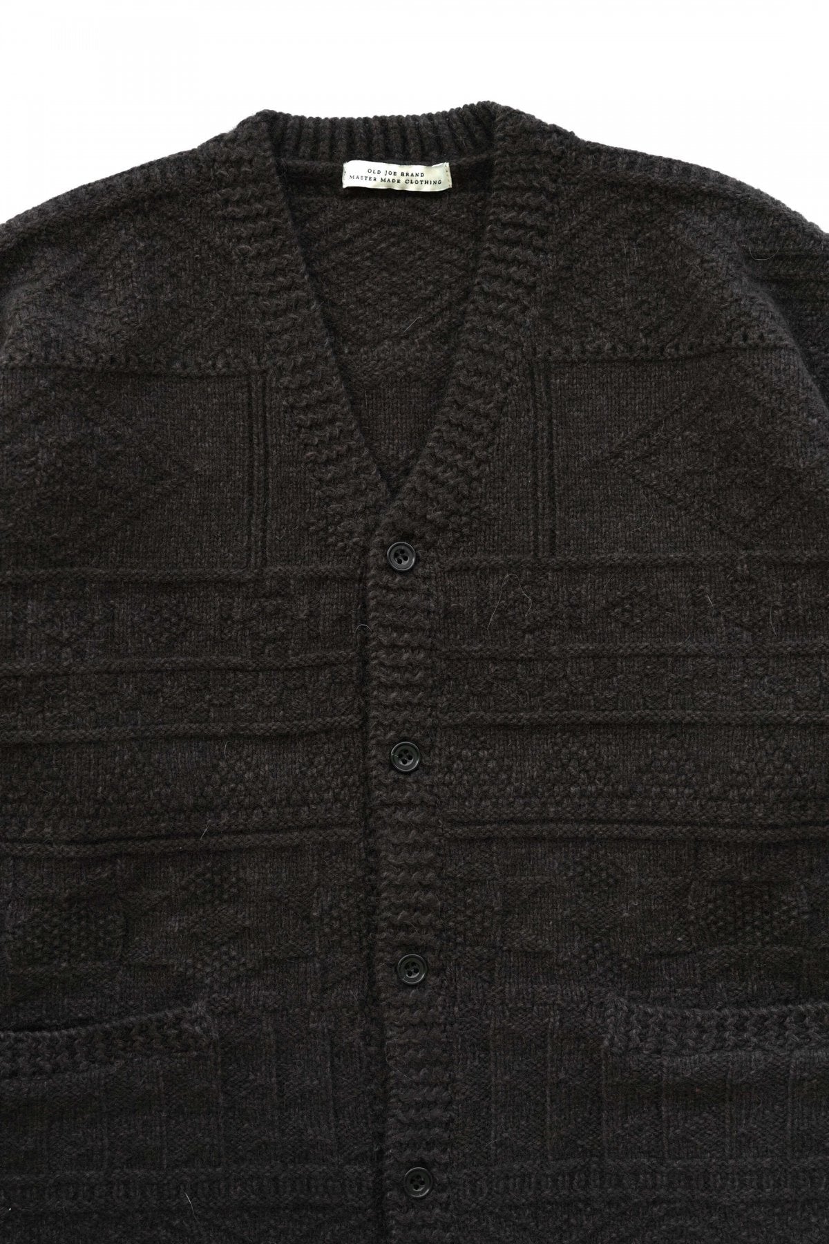 OLD JOE - GUERNSEY BUTTON CARDY - ESPRESSO