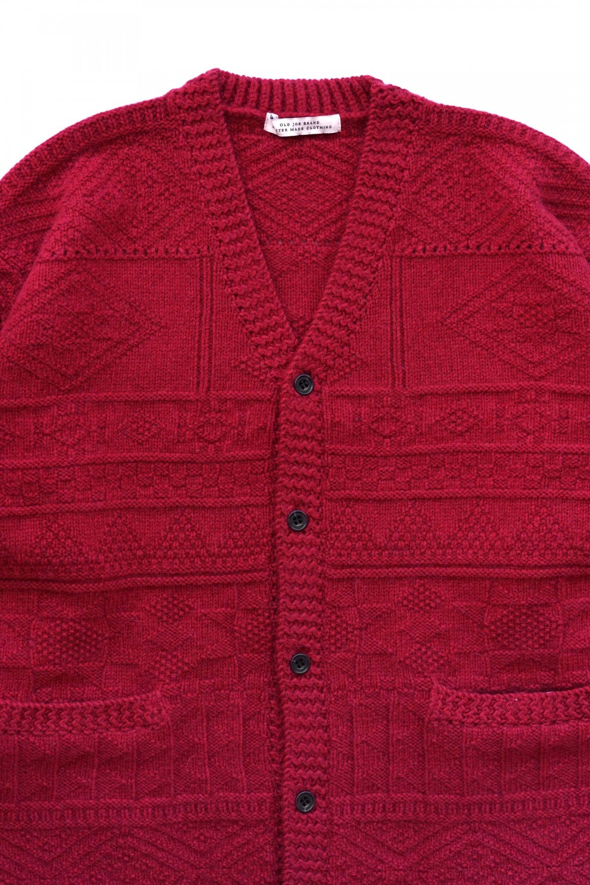 OLD JOE - GUERNSEY BUTTON CARDY - CAYENNE