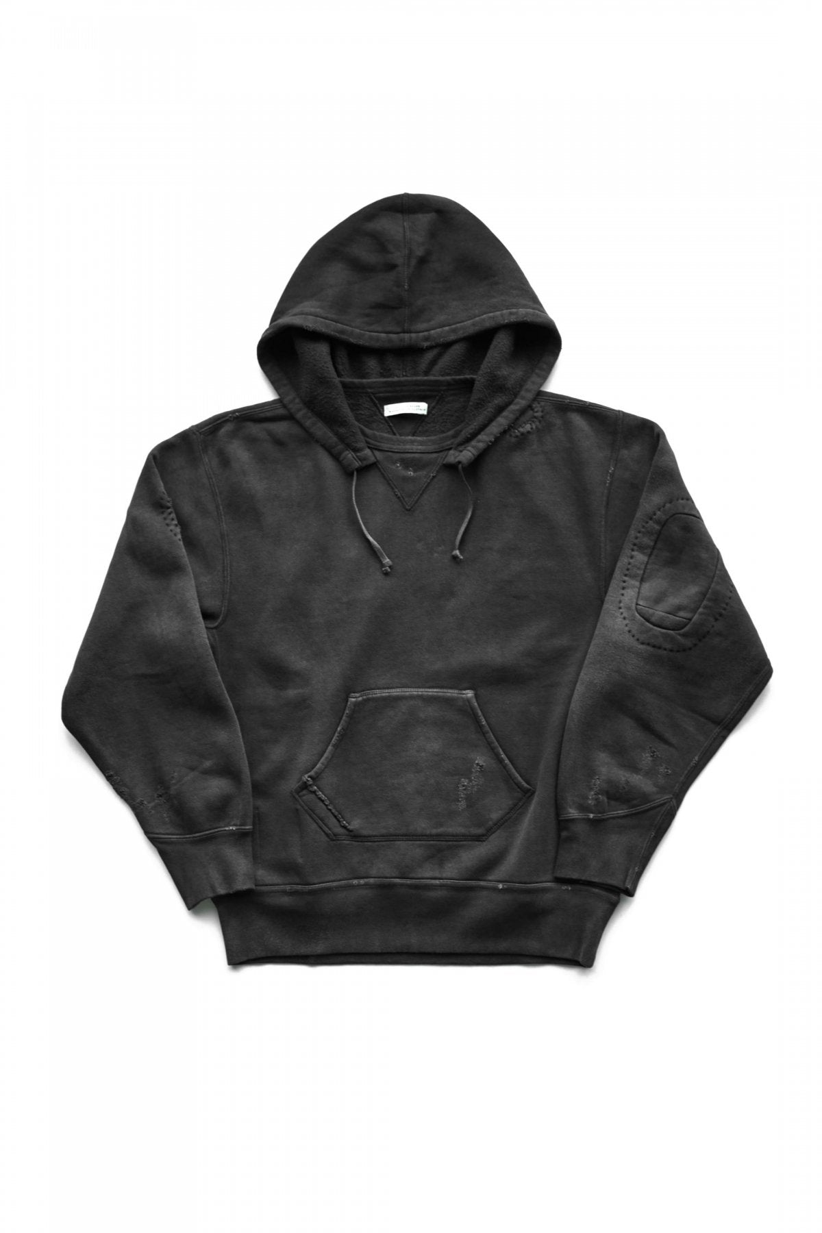 OLD JOE - PATINA COTTON SWEAT HOODIE (SCAR FACE) - BLACK