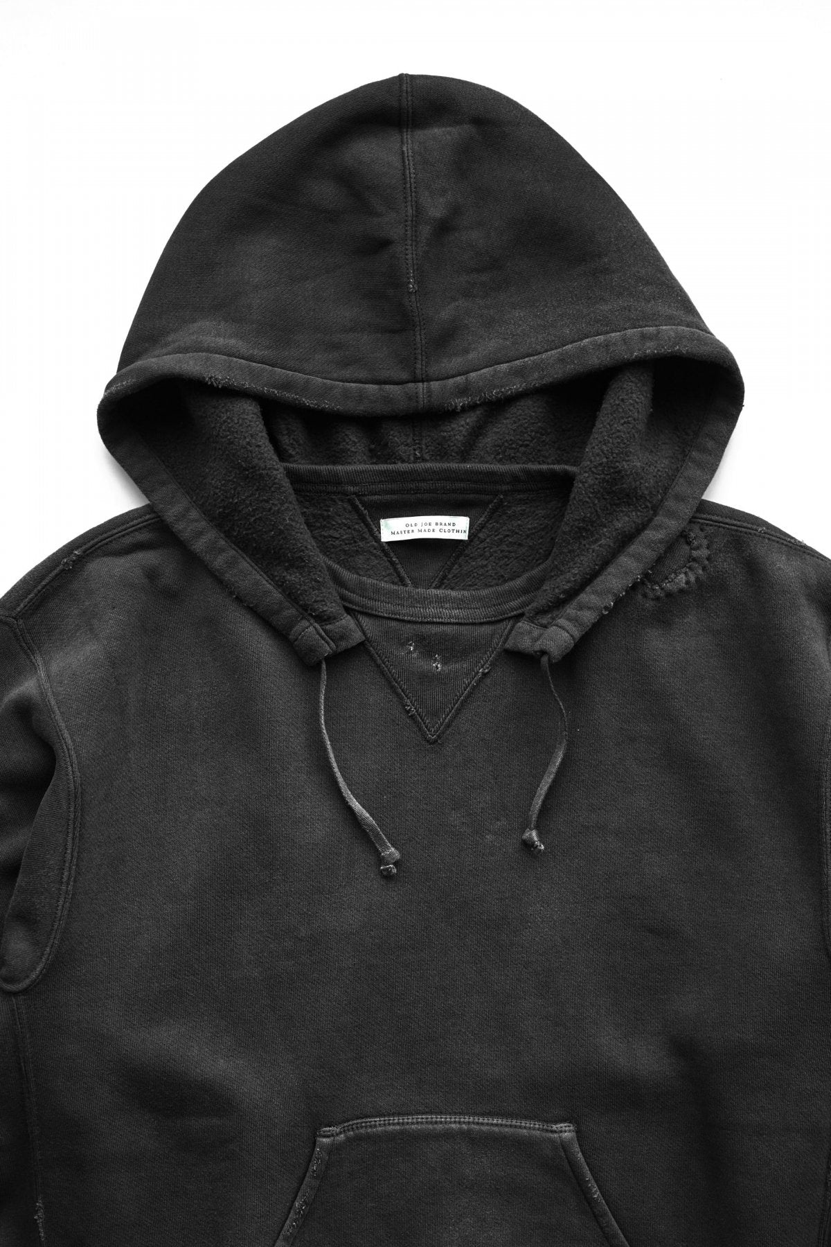 OLD JOE - PATINA COTTON SWEAT HOODIE (SCAR FACE) - BLACK