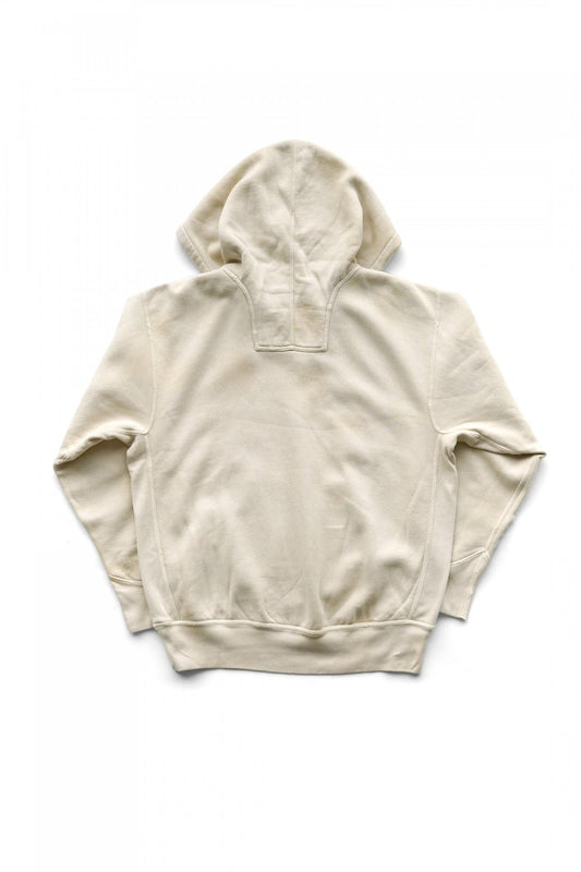 OLD JOE - PATINA COTTON SWEAT HOODIE (SCAR FACE) - BONE