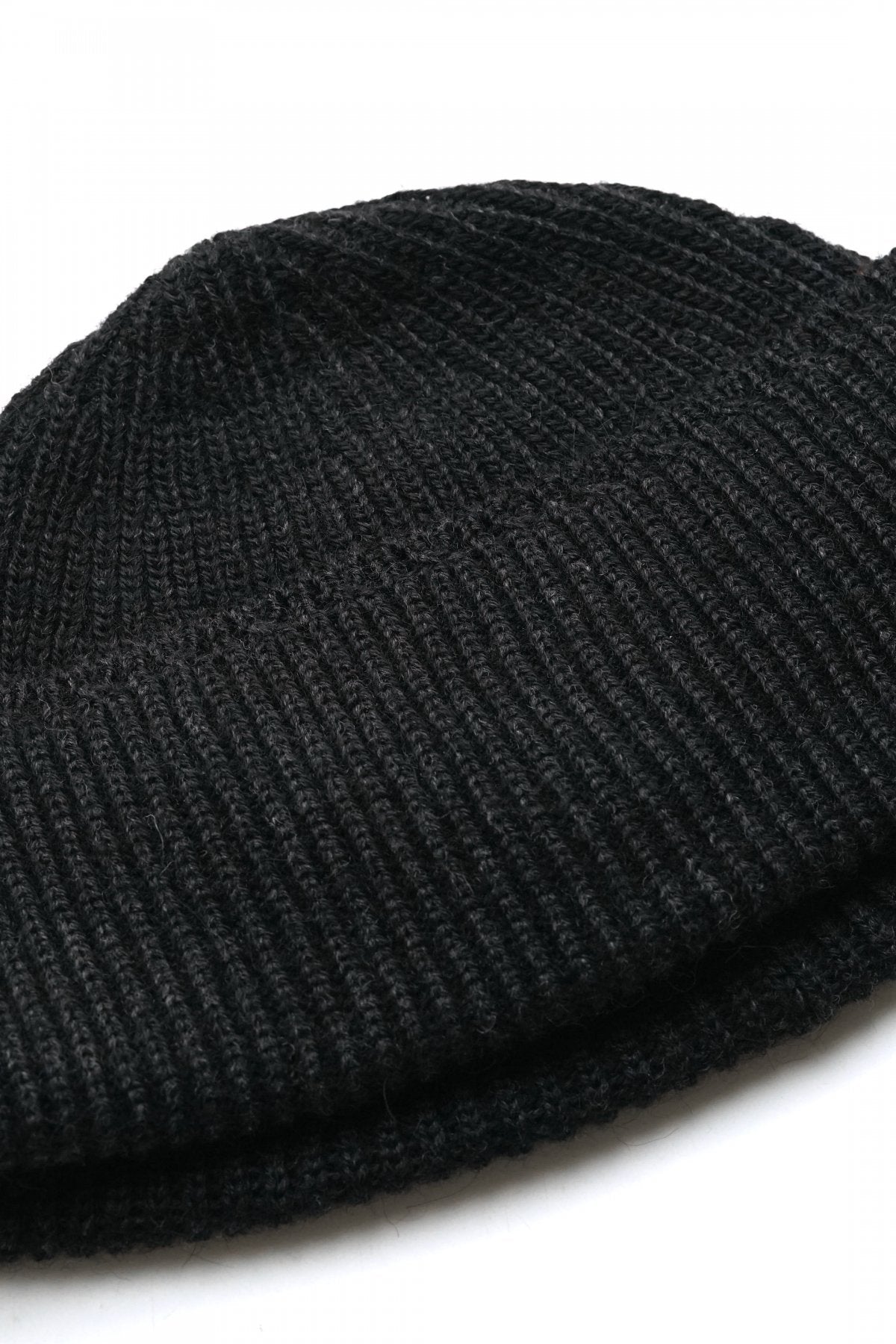 OLD JOE - ALPAKA SWEATER CAP - BLACK