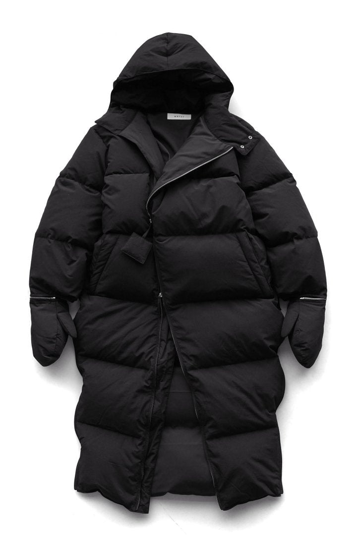 WRYHT- COCOON DOWN COAT - BLACK