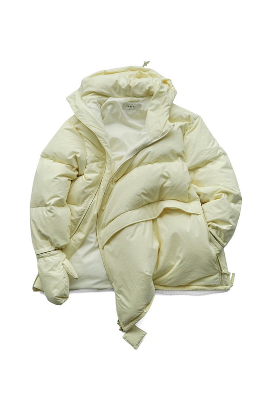 WRYHT - ASYMMETRY FRONT DOWN JACKET - BONE