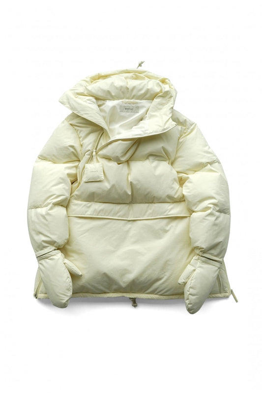 WRYHT - ASYMMETRY FRONT DOWN JACKET - BONE