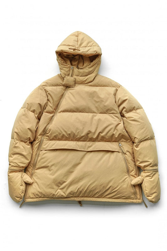 WRYHT - ASYMMETRY FRONT DOWN JACKET - BISQUE