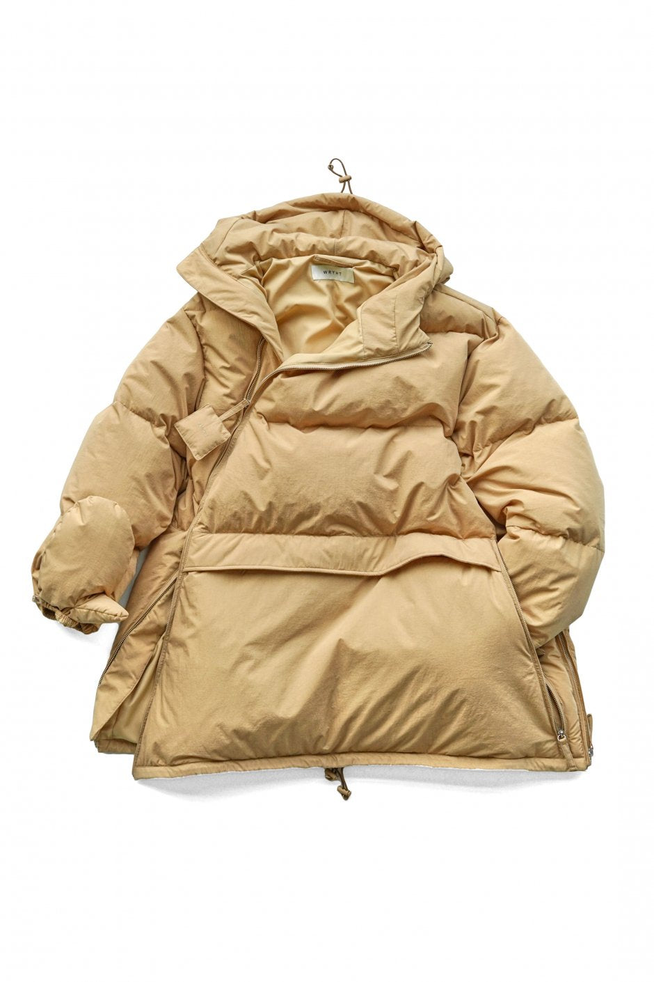 WRYHT - ASYMMETRY FRONT DOWN JACKET - BISQUE