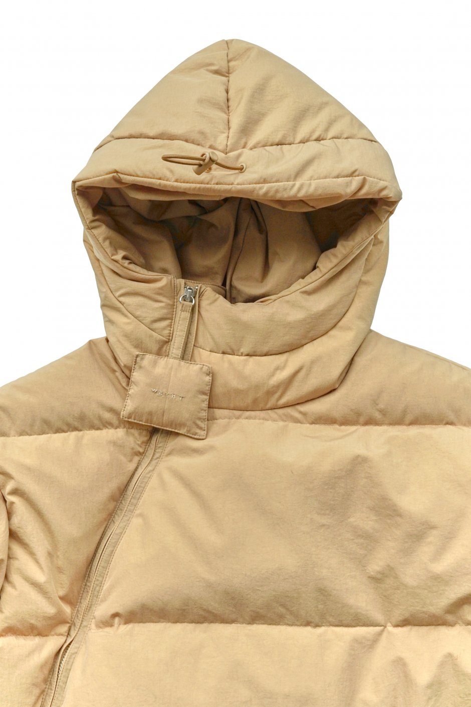 WRYHT - ASYMMETRY FRONT DOWN JACKET - BISQUE