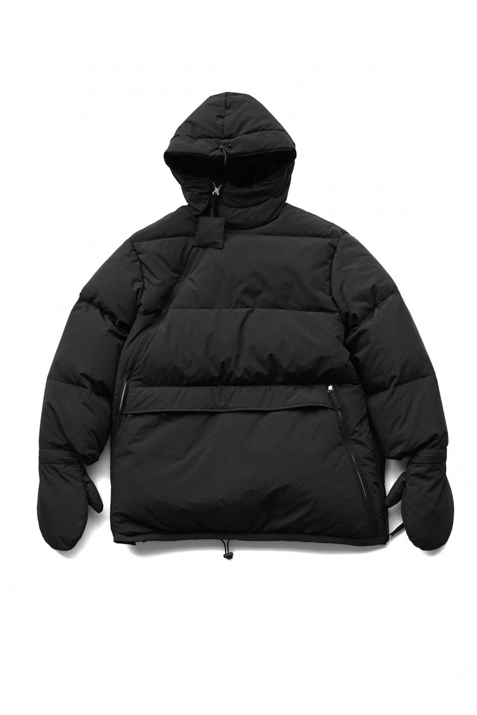 WRYHT - ASYMMETRY FRONT DOWN JACKET - BLACK