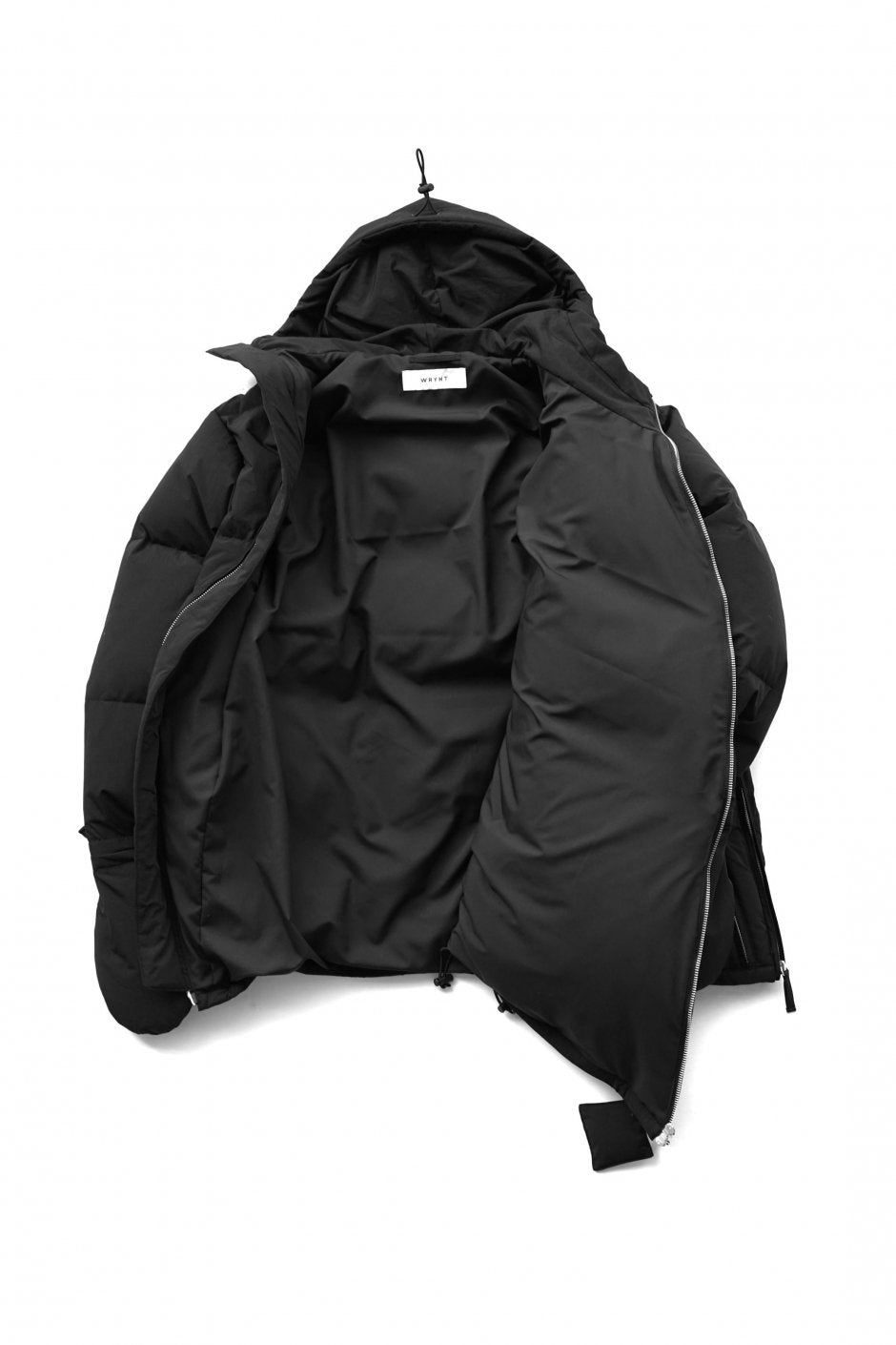 WRYHT - ASYMMETRY FRONT DOWN JACKET - BLACK