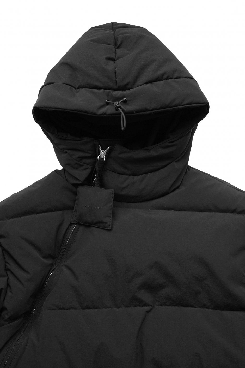 WRYHT - ASYMMETRY FRONT DOWN JACKET - BLACK