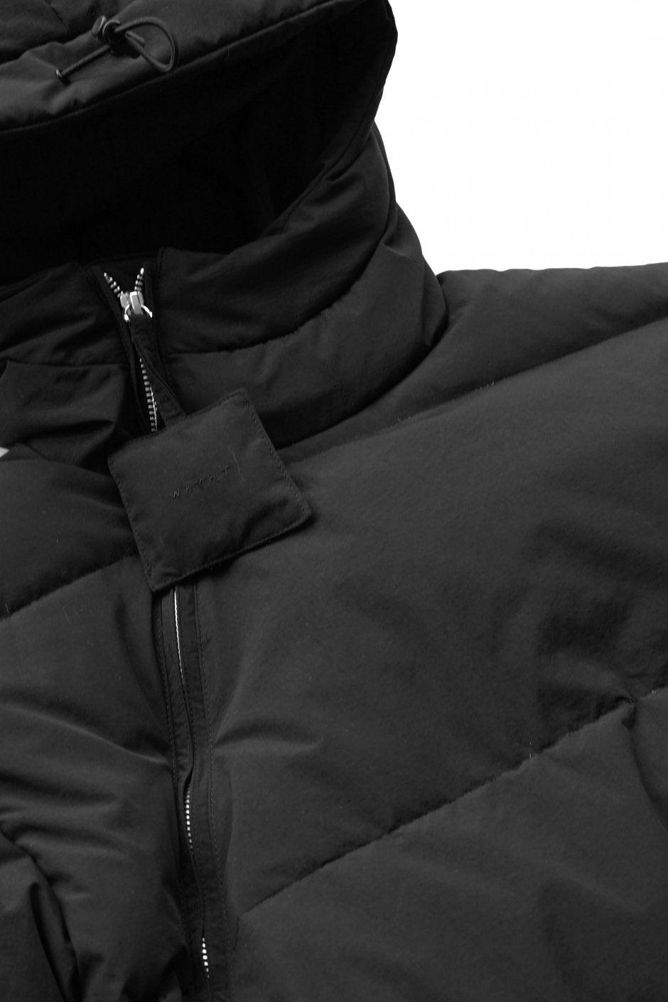 WRYHT - ASYMMETRY FRONT DOWN JACKET - BLACK