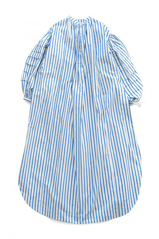 WRYHT - CHO-CHIN SLEEVE FOLK DRESS - AZUR STRIPE