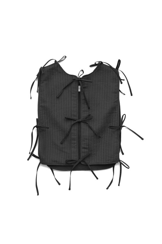 WRYHT - QUILTED BIB - BLACK