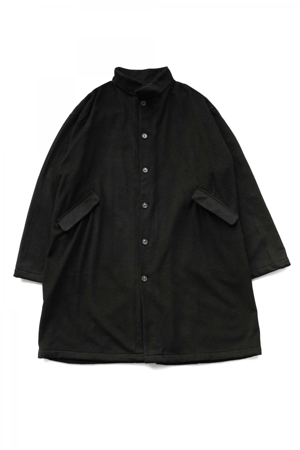 Bergfabel - OVERSIZE COAT  - CASHMER BLACK