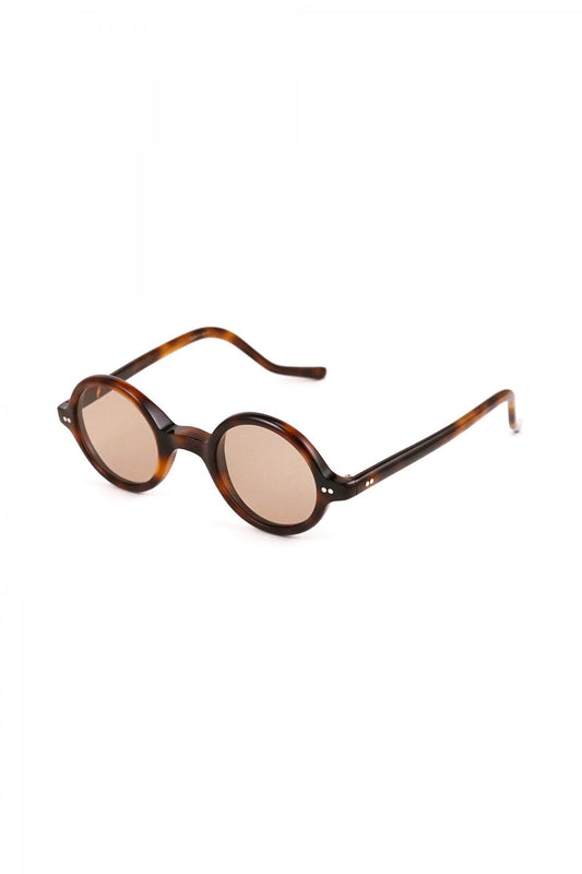 Porter Classic - ROUND SUNGLASSES - BROWN