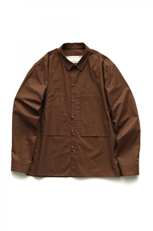 toogood - THE GAMEKEEPER SHIRT - WASHED COTTON - CHESTNUT