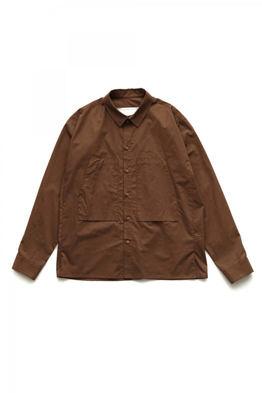 toogood - THE GAMEKEEPER SHIRT - WASHED COTTON - CHESTNUT