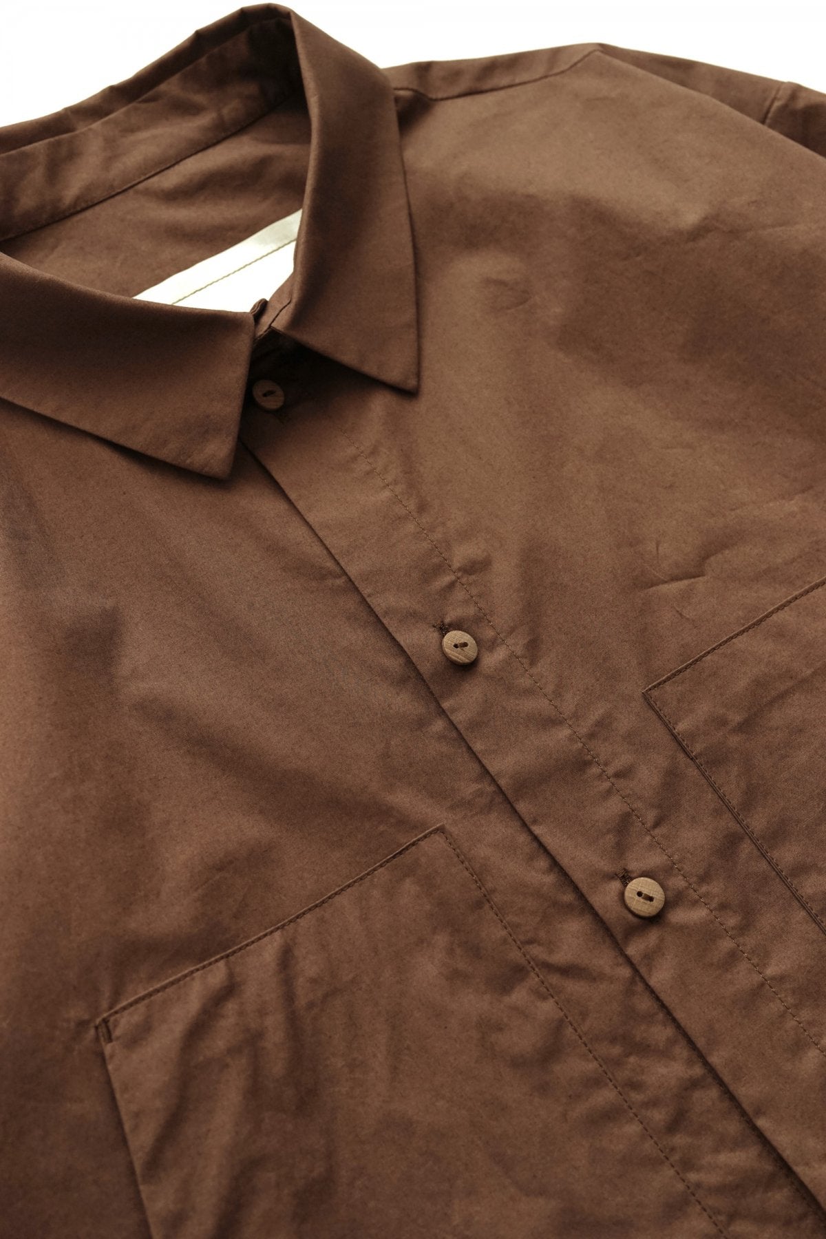 toogood - THE GAMEKEEPER SHIRT - WASHED COTTON - CHESTNUT