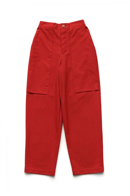 toogood - THE GAMEKEEPER TROUSER - STRONG COTTON - VERMILLION