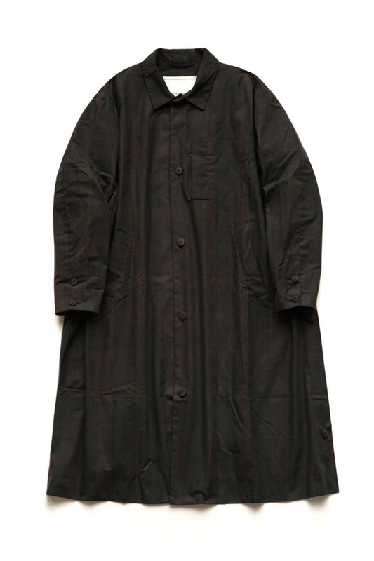 toogood - THE MESSENGER COAT - WAX COTTON - CHECK