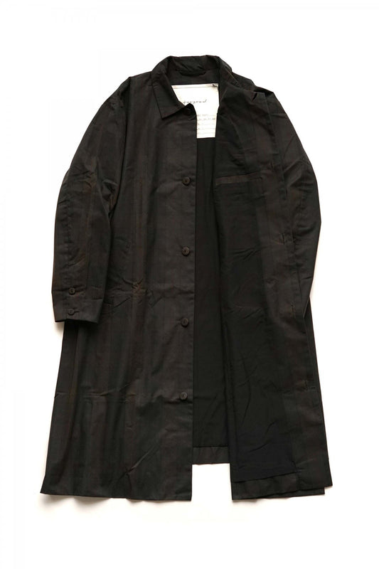 toogood - THE MESSENGER COAT - WAX COTTON - CHECK