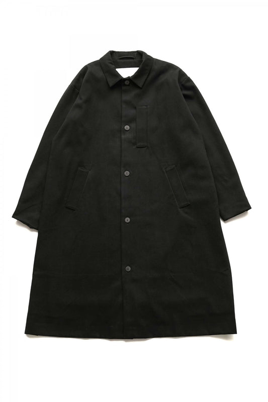 toogood - THE MESSENGER COAT - HW BRUSHED COTTON - FLINT