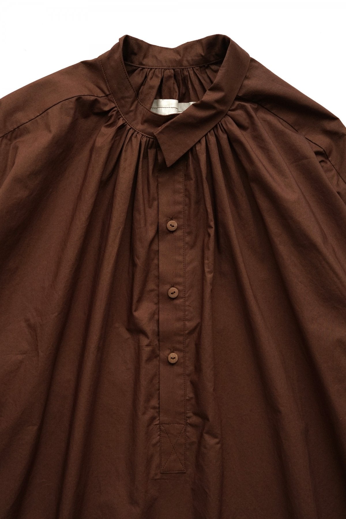 toogood - THE SHEPHERD DRESS - WASHED COTTON - CHESTNUT