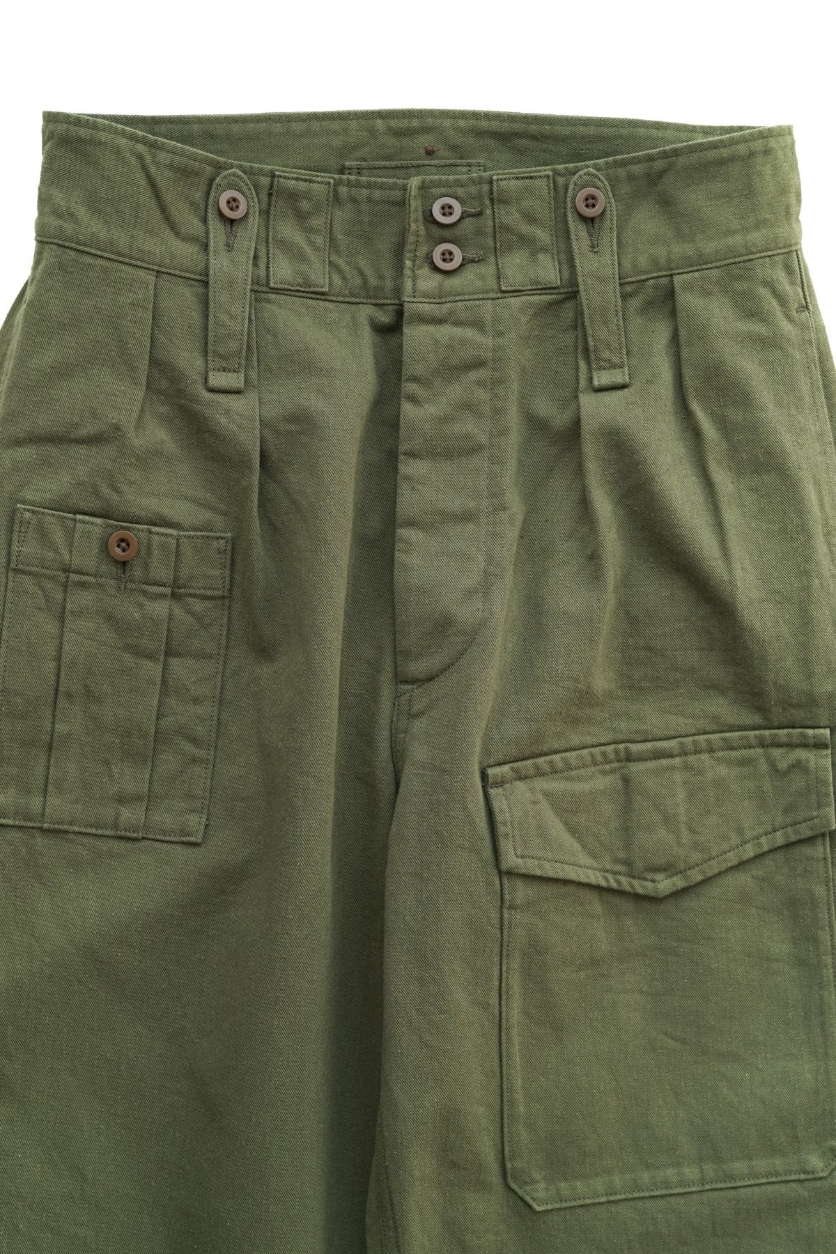 Nigel Cabourn - BRITISH ARMY PANT - VINTAGE TWILL  - OLIVE