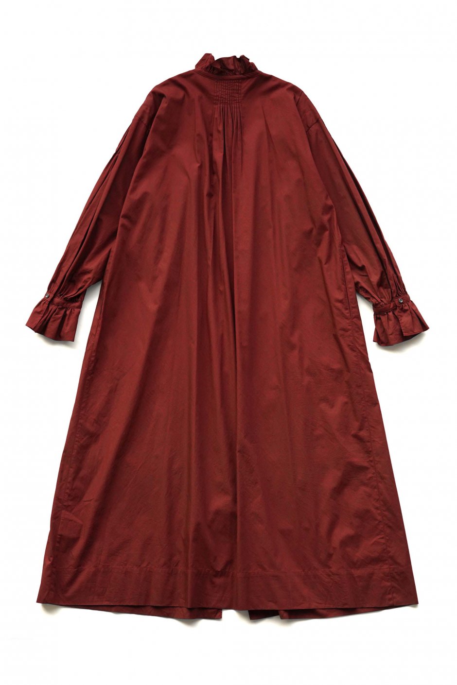 Nigel Cabourn woman - RUFFLE DRESS - RED