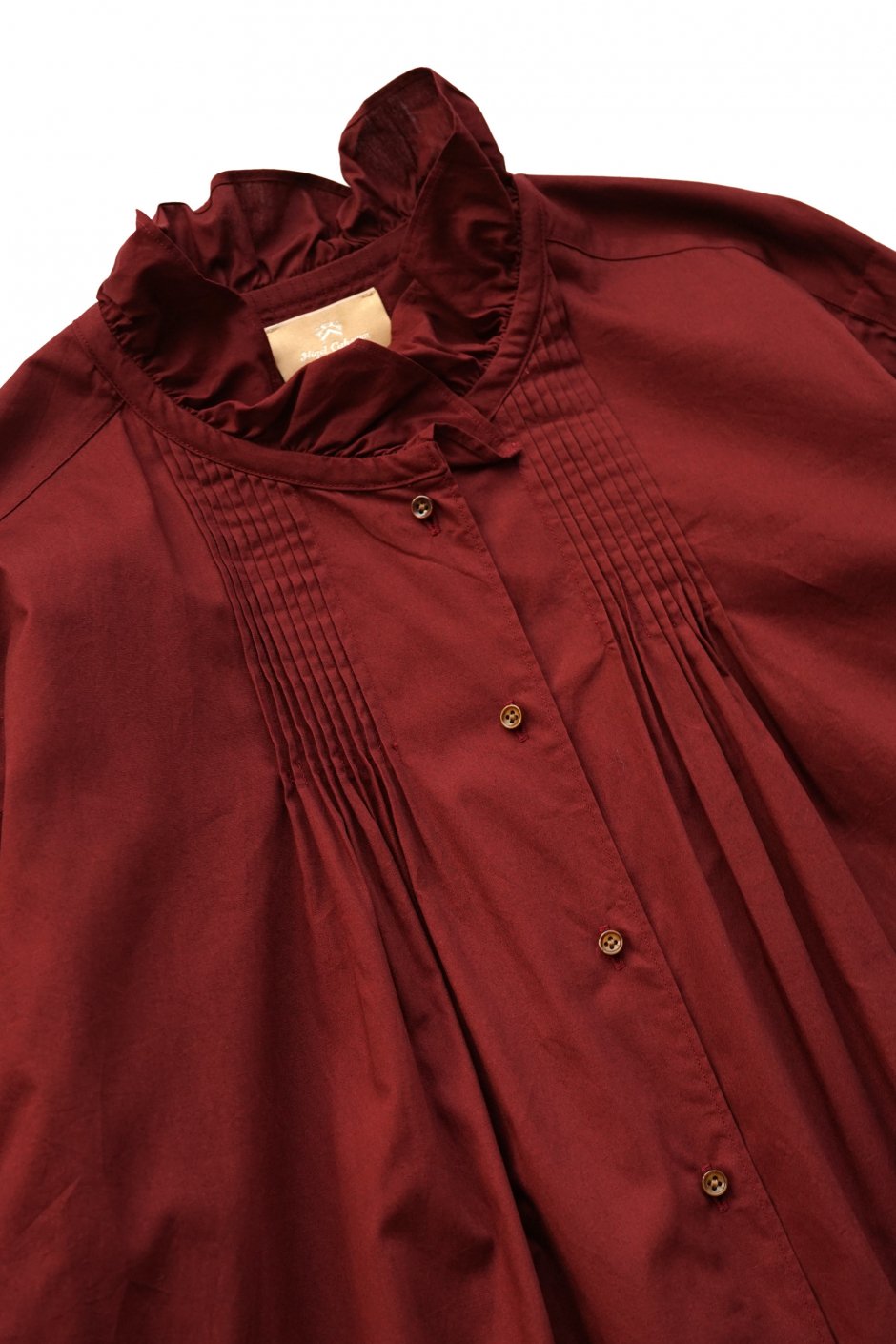 Nigel Cabourn woman - RUFFLE DRESS - RED