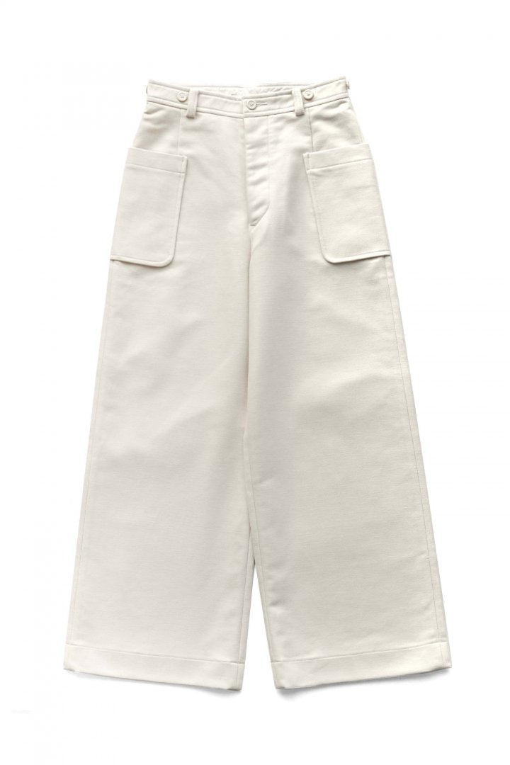 Nigel Cabourn WOMEN'S - FRENCH WORK PANT - WHITE