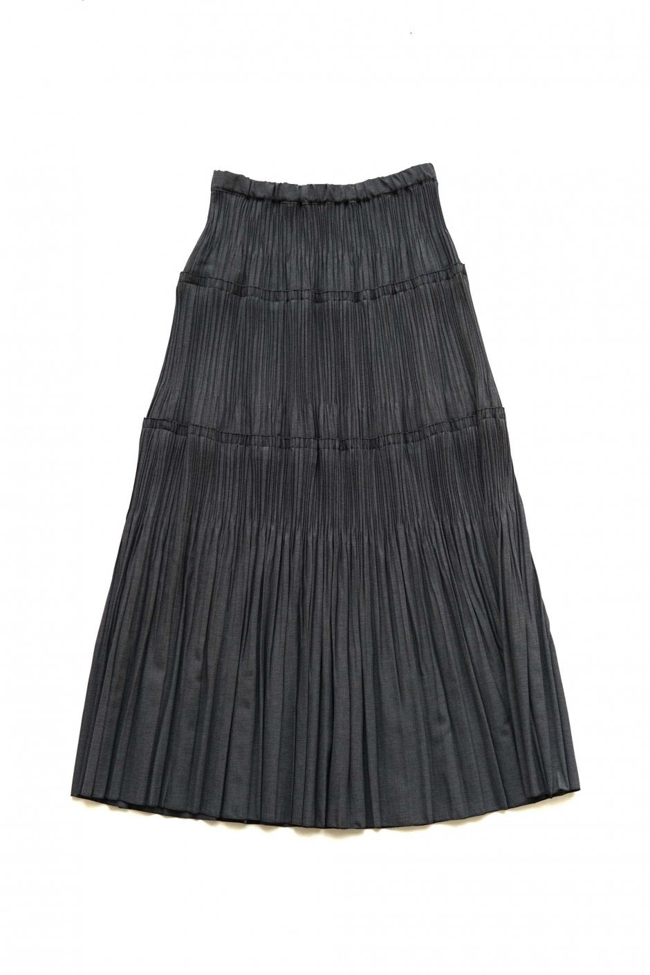 Nigel Cabourn woman - FOLKLORE PLEATS SKIRT - NAVY