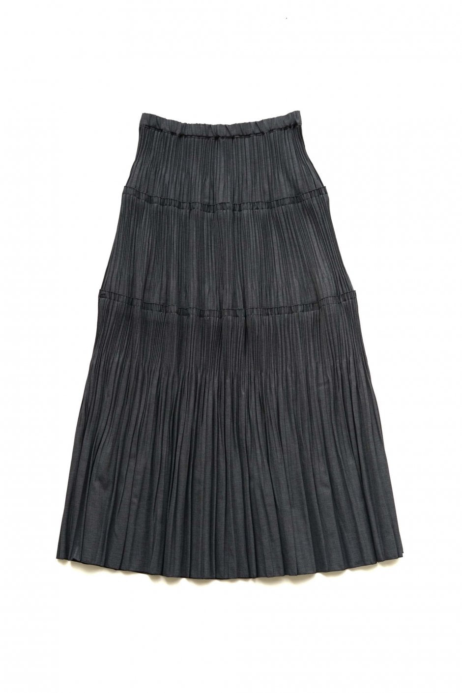 Nigel Cabourn woman - FOLKLORE PLEATS SKIRT - NAVY