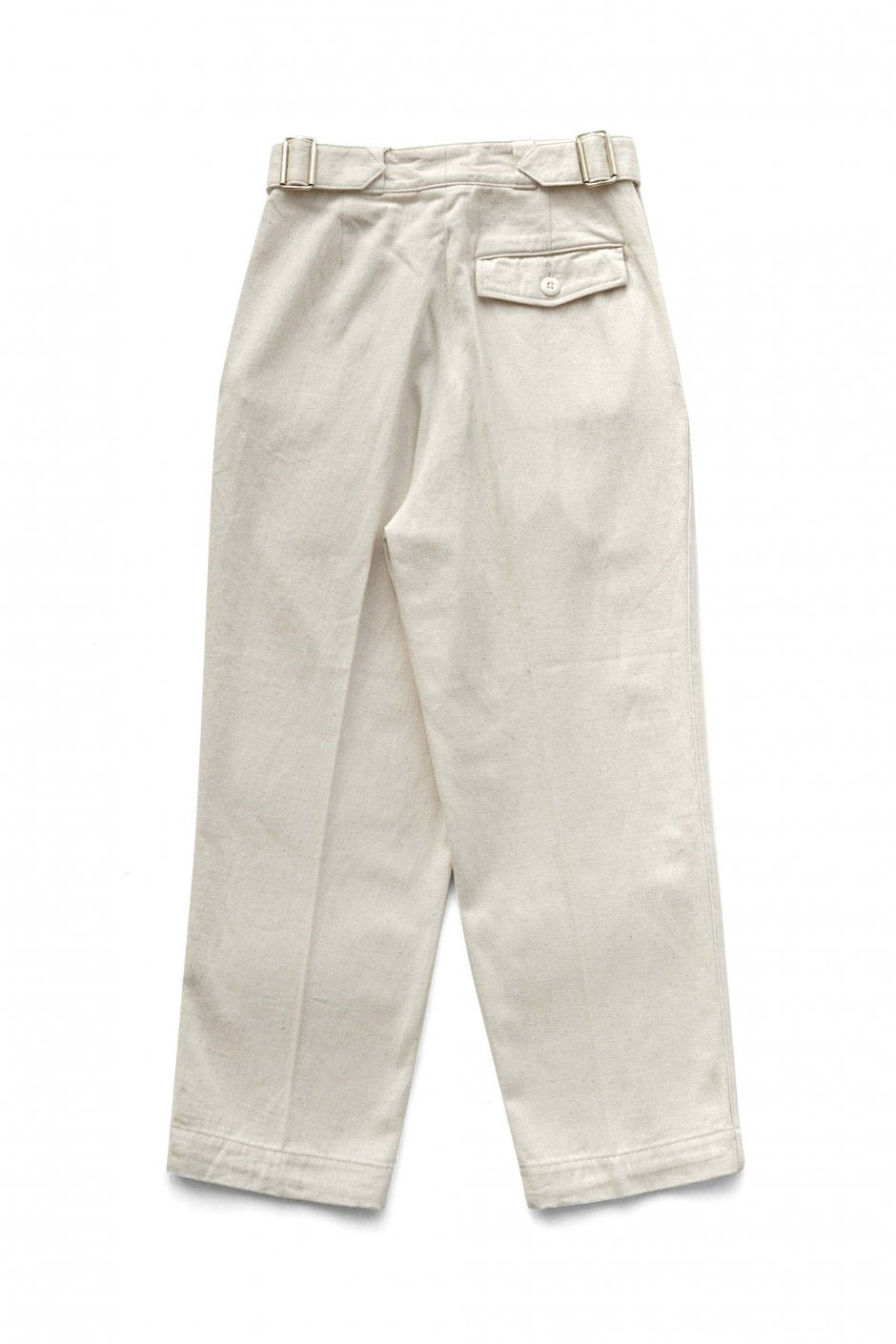 Nigel Cabourn WOMEN'S - COTTON LOOSE CHINO ARMY PANT - IVORY