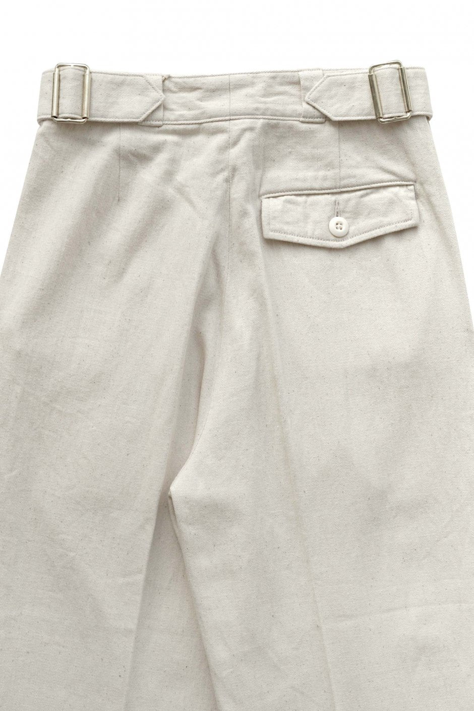 Nigel Cabourn WOMEN'S - COTTON LOOSE CHINO ARMY PANT - IVORY