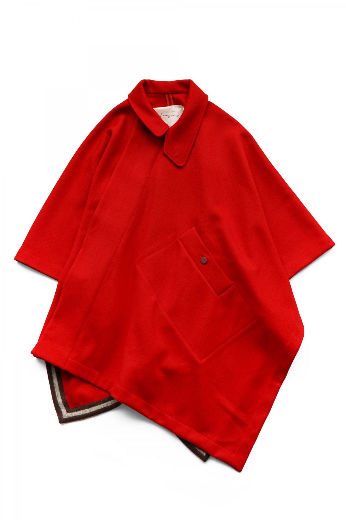 toogood - THE NOMAD CAPE CAVALRY TWILL - SCARLET